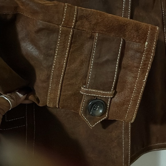 Guess rust suede jacket - Picture 4 of 8